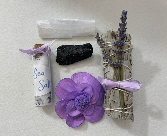 Powerful Protection and Cleansing Crystal  4 piece set