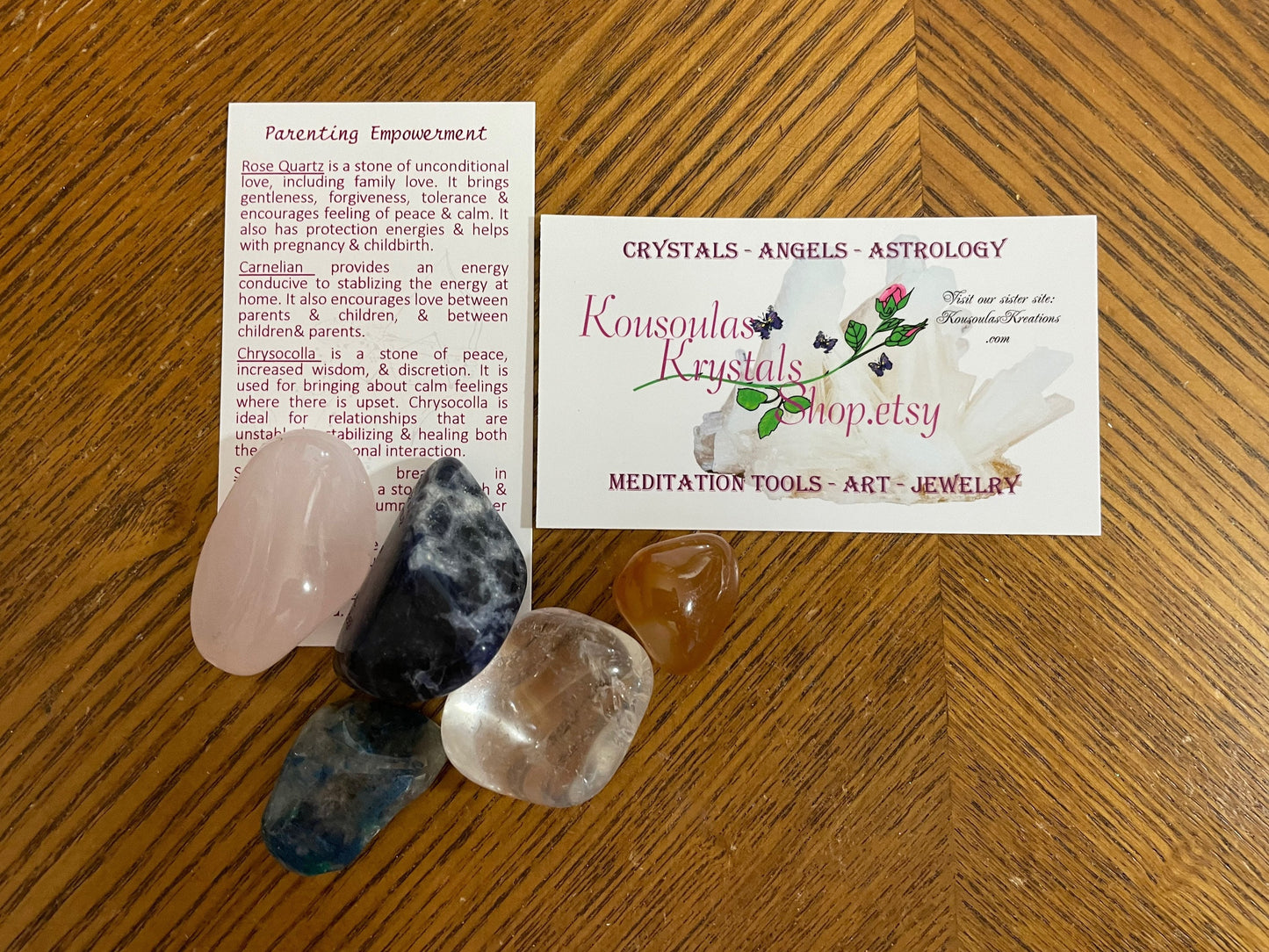 Let's just admit it, the struggle is real! Use the most unique Parenting large stones crystal set to assist with parenting & pregnancy!