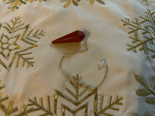 Red Jasper Pendulum 1.75 + inches