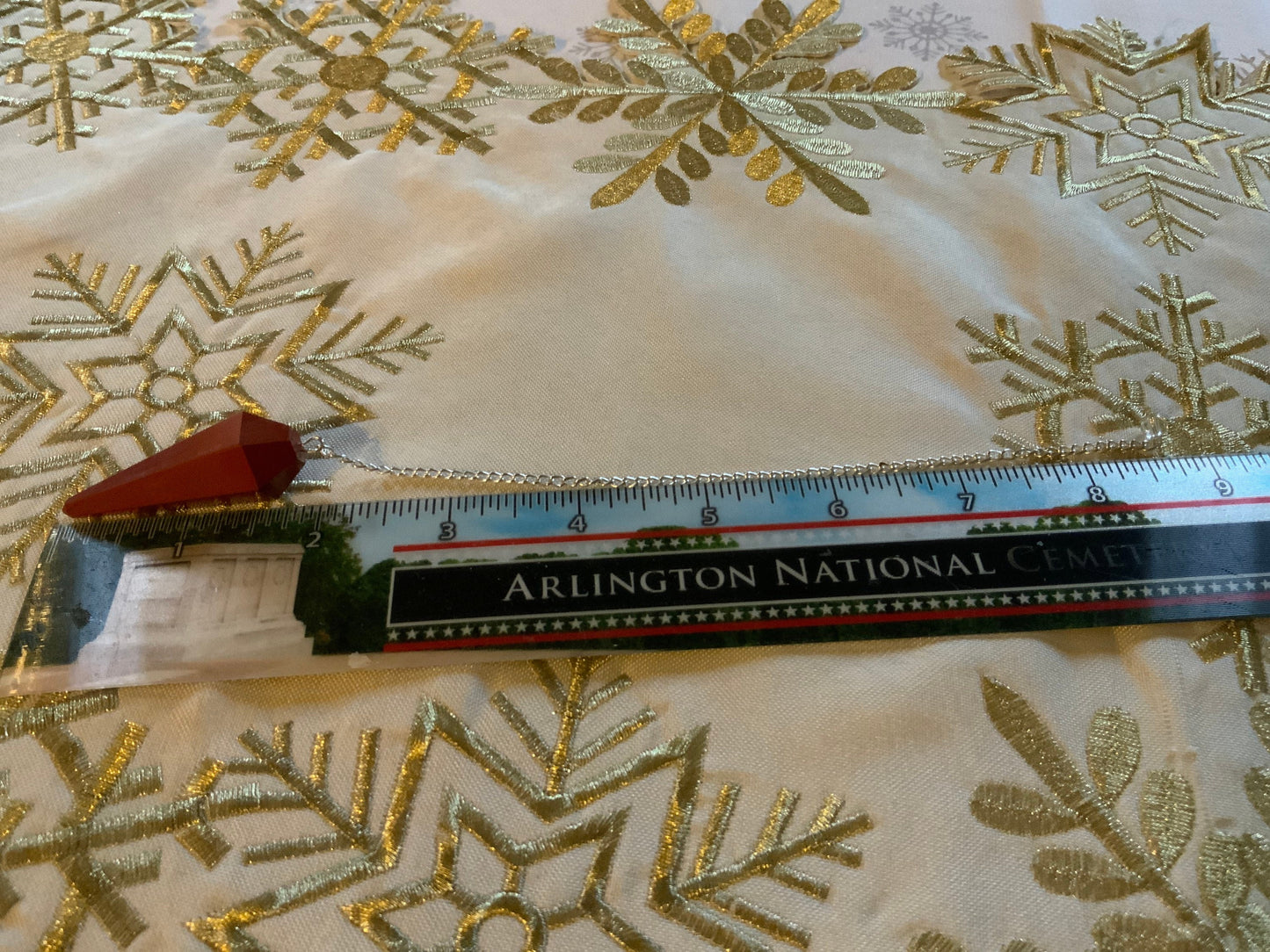 Red Jasper Pendulum 1.75 + inches