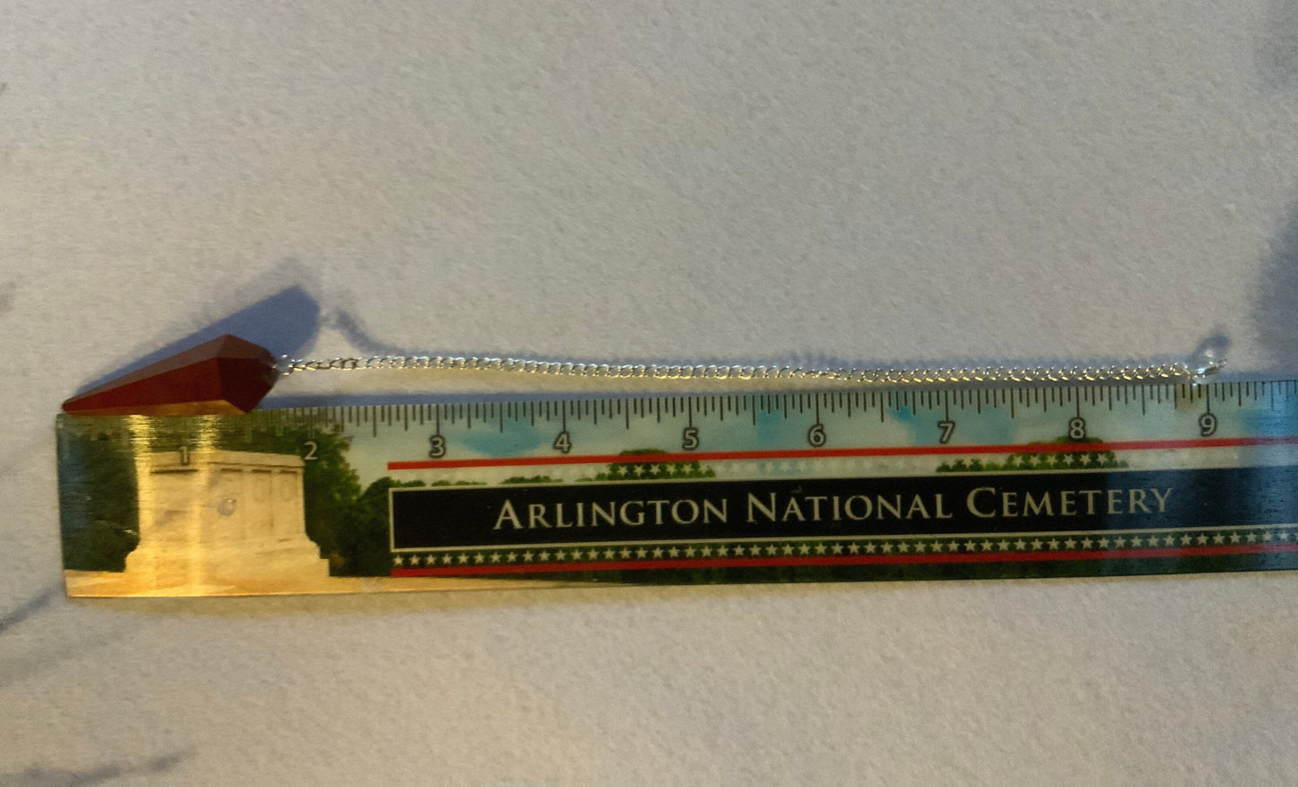 Lovely Red Jasper Pendulum 1.85”