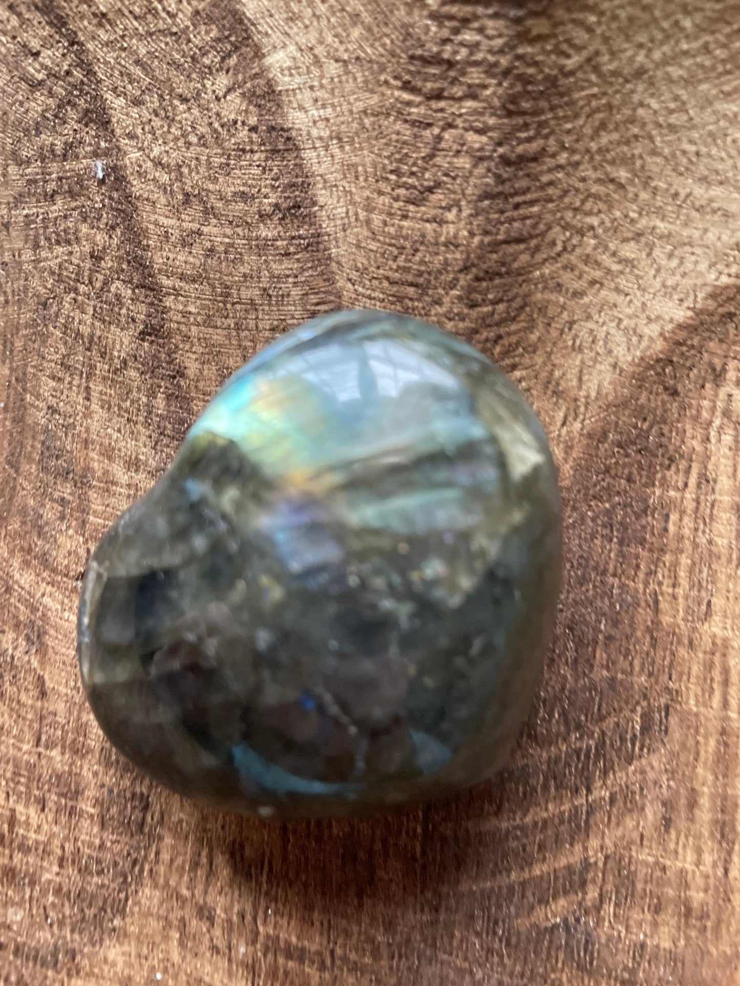 Pretty Labradorite Heart 1.9 ounces With nice flash