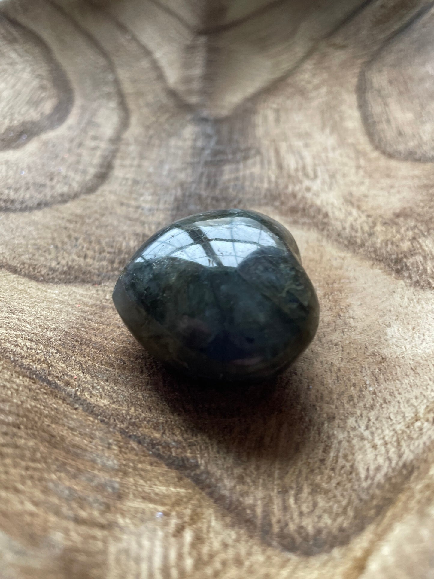 Pretty Labradorite Heart 1.9 ounces With nice flash