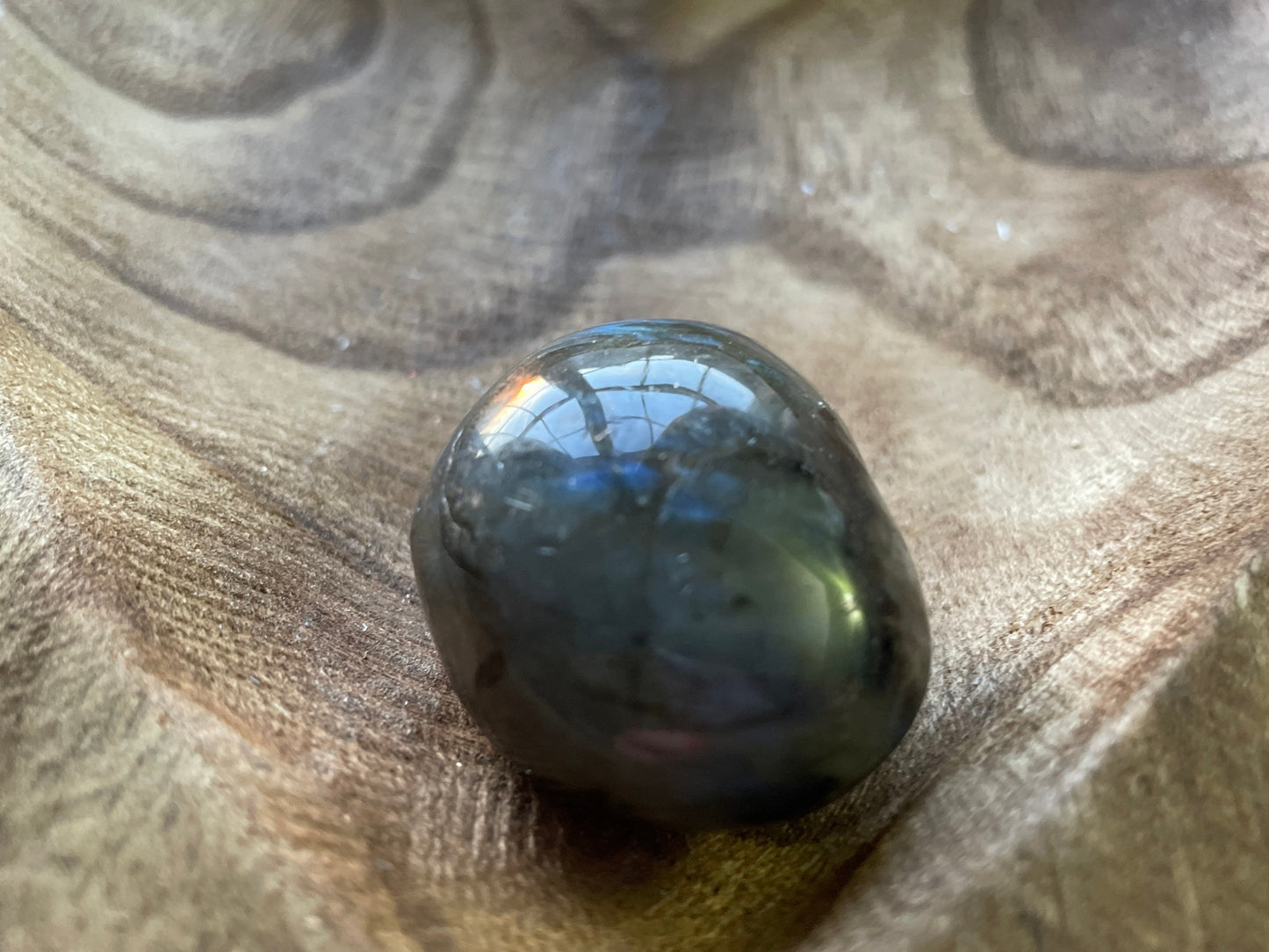 Pretty Labradorite Heart 2.8 ounces With great flash