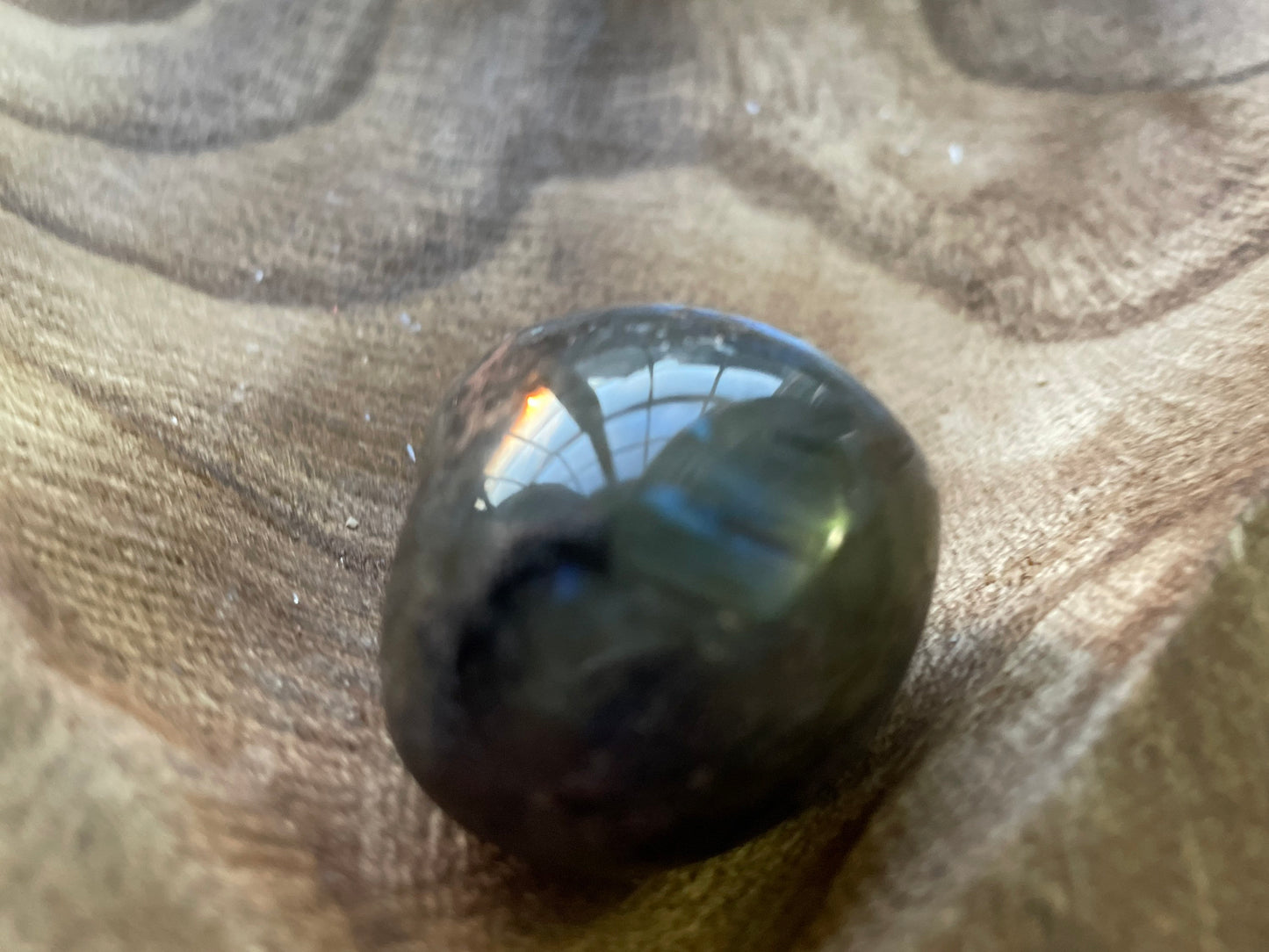 Pretty Labradorite Heart 2.8 ounces With great flash