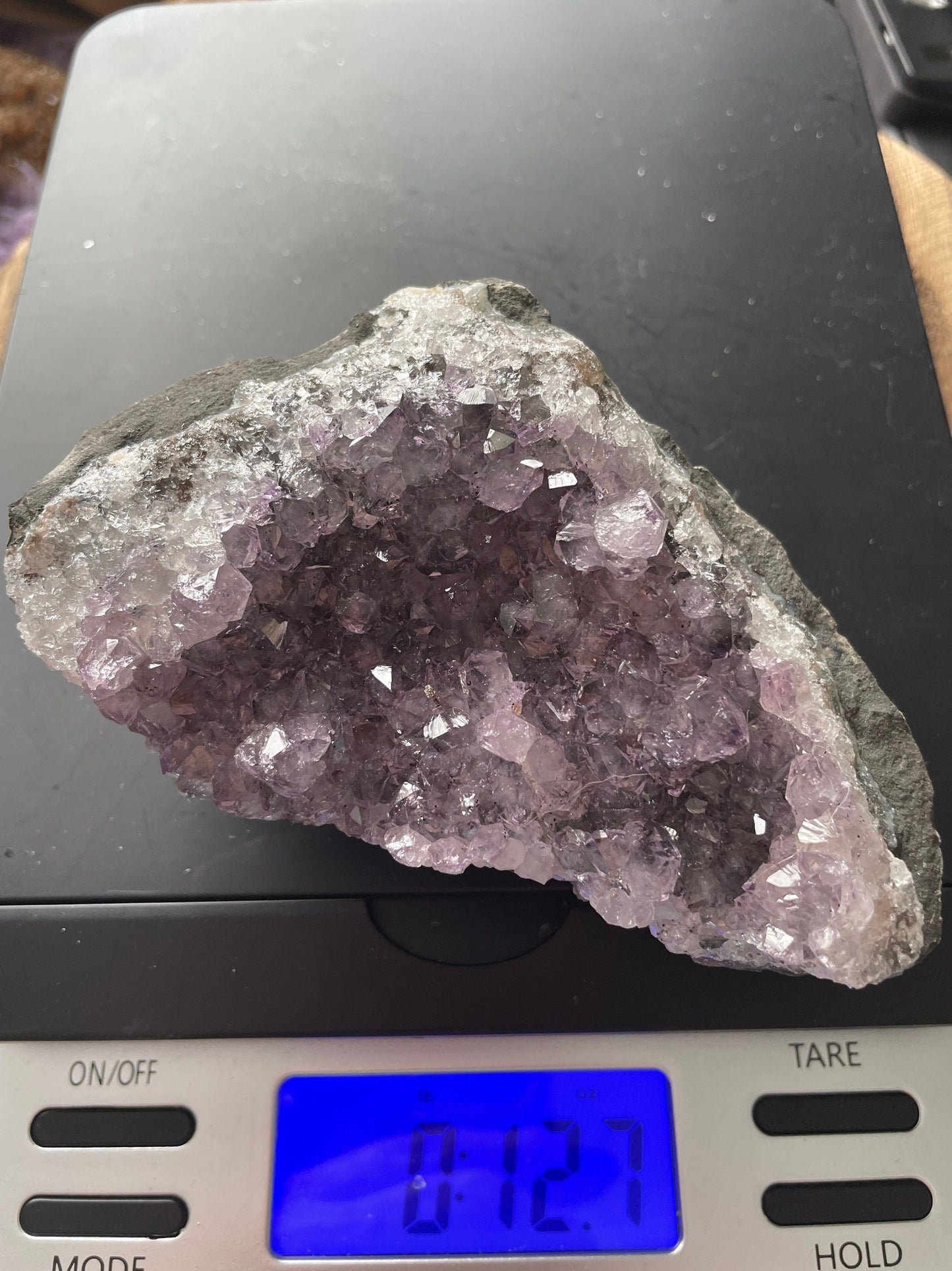 This amethyst cluster is the perfect gift for any Aquarian or February birthday.