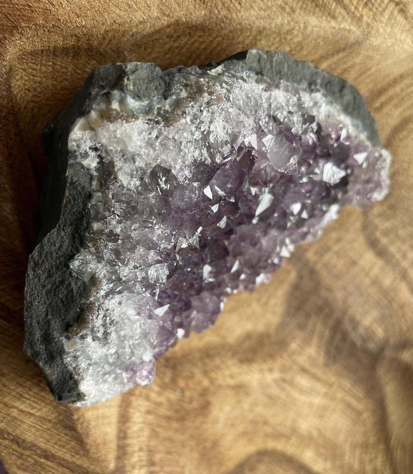 This amethyst cluster is the perfect gift for any Aquarian or February birthday.