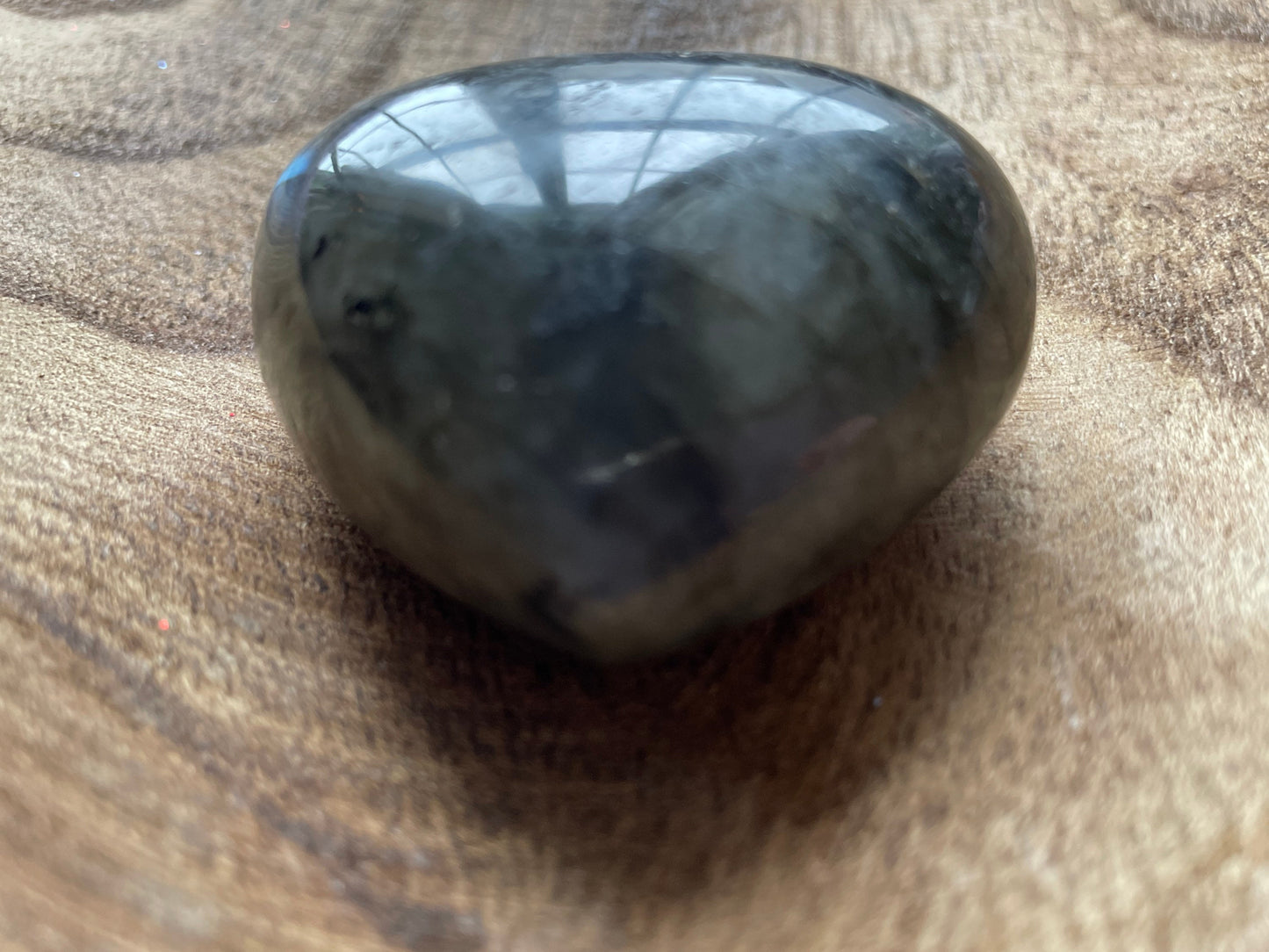 Pretty Labradorite Heart 3.3 ounces With nice flash