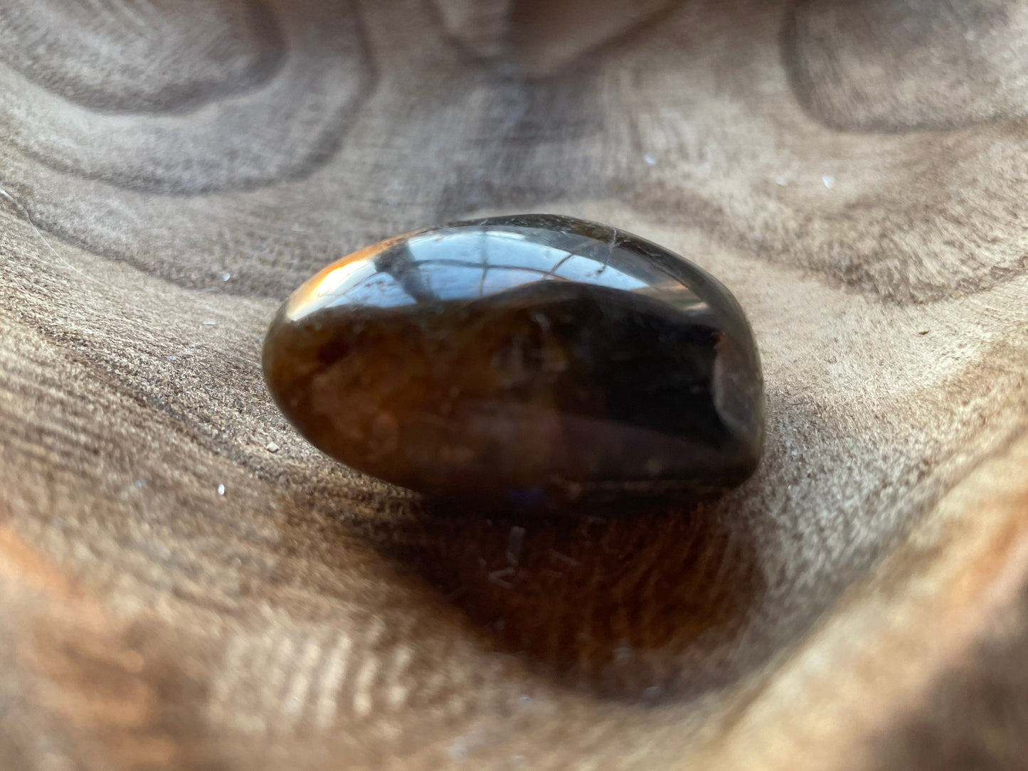 Pretty Labradorite Heart 1.8 ounces With low flash