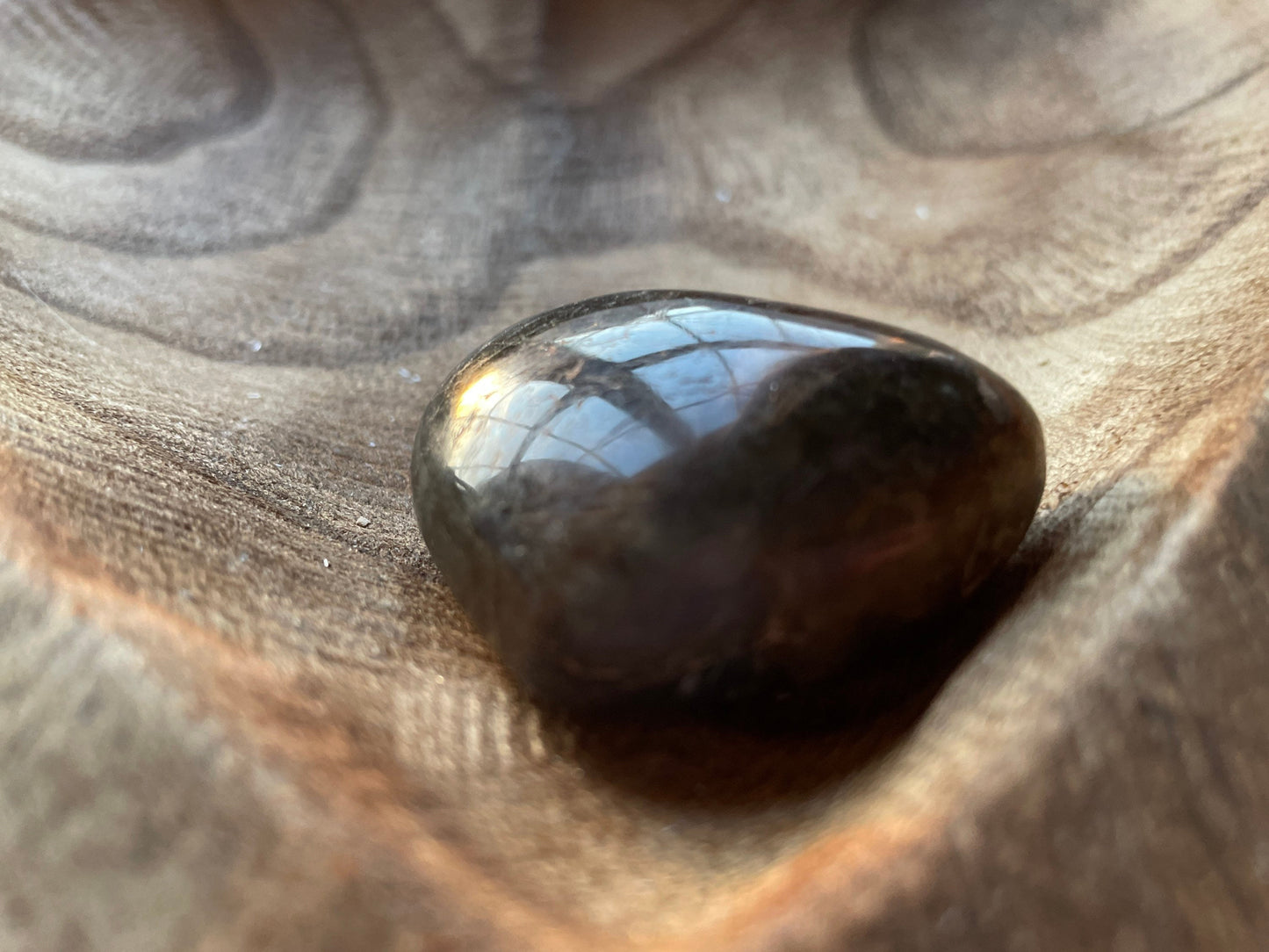 Pretty Labradorite Heart 1.8 ounces With low flash