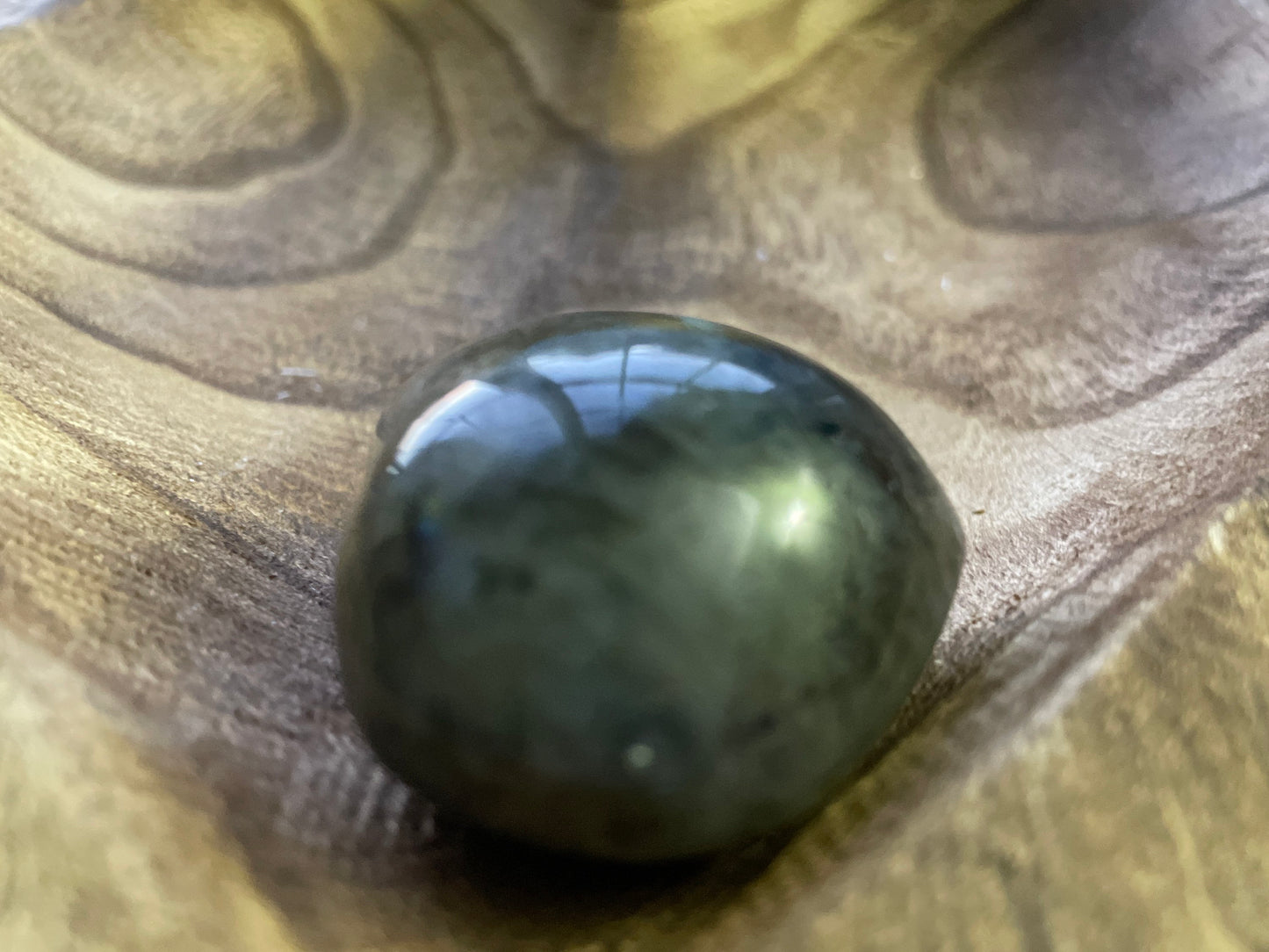 Pretty Labradorite Heart 3.2 ounces With low flash