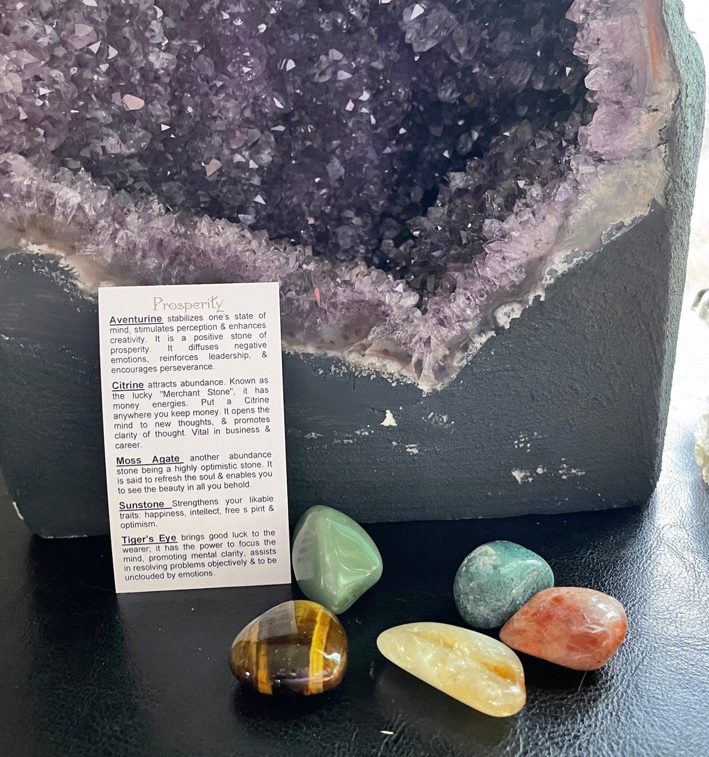 5 piece Prosperity Empowerment crystal set
