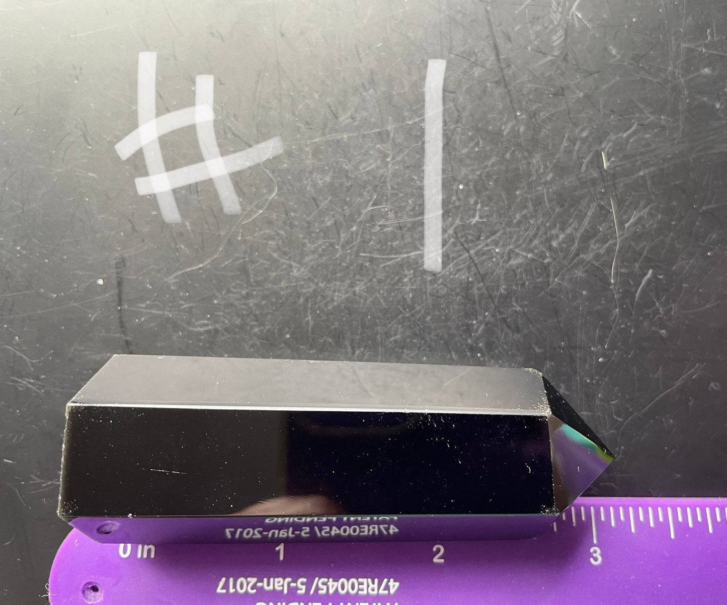 Black obsidian grounding crystals black obsidian point obelisk protection Crystal scrying