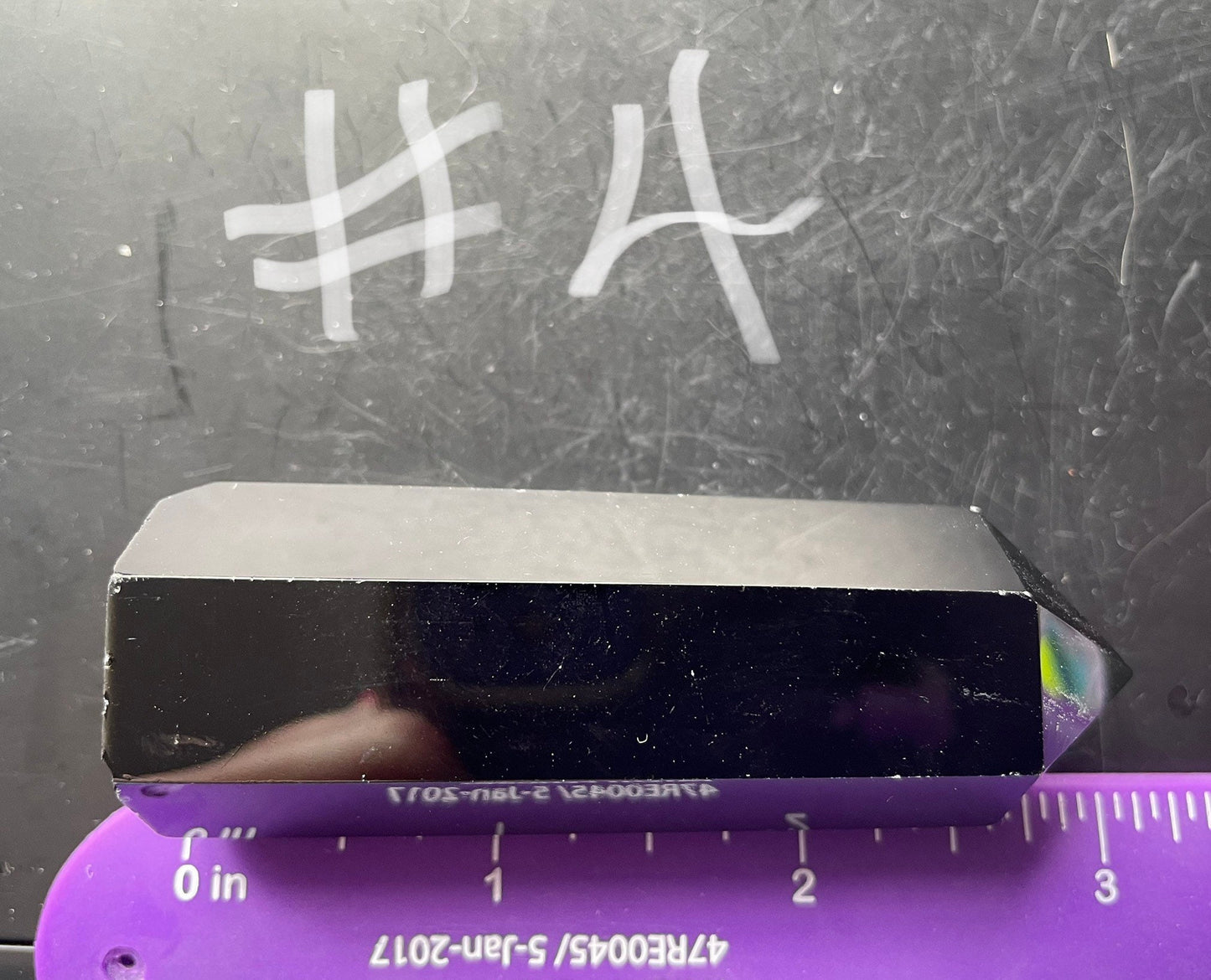 Black obsidian grounding crystals black obsidian point obelisk protection Crystal scrying