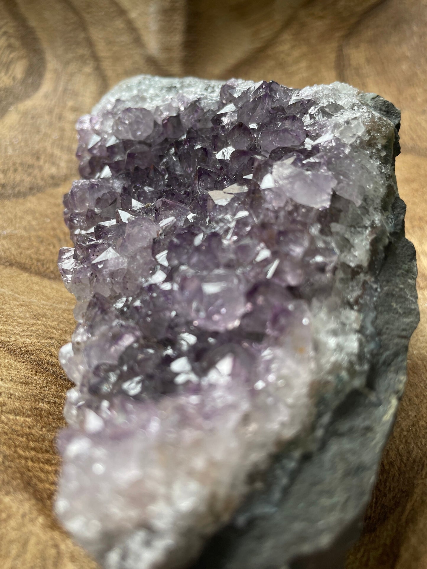 This amethyst cluster is the perfect gift for any Aquarian or February birthday.