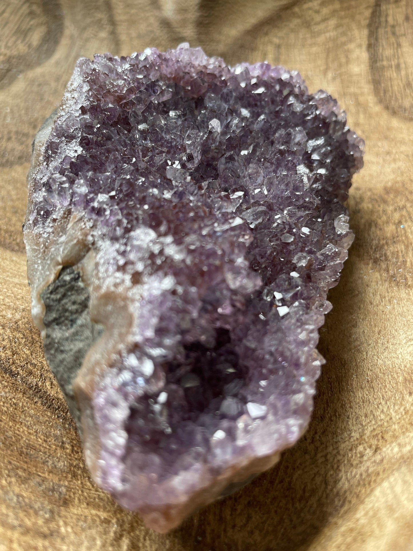 This beautiful Uruguay amethyst cluster is a perfect gift for any Aquarius or February birthday.