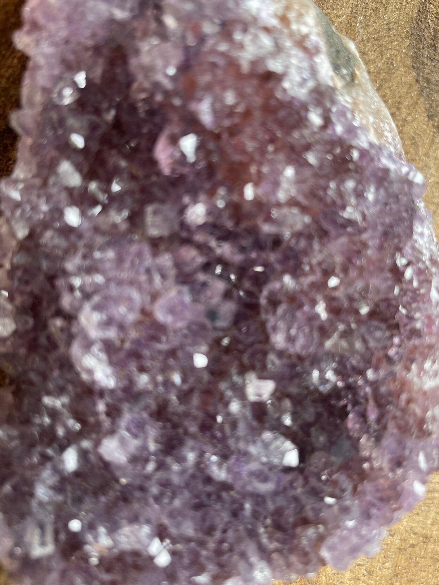 This beautiful Uruguay amethyst cluster is a perfect gift for any Aquarius or February birthday.