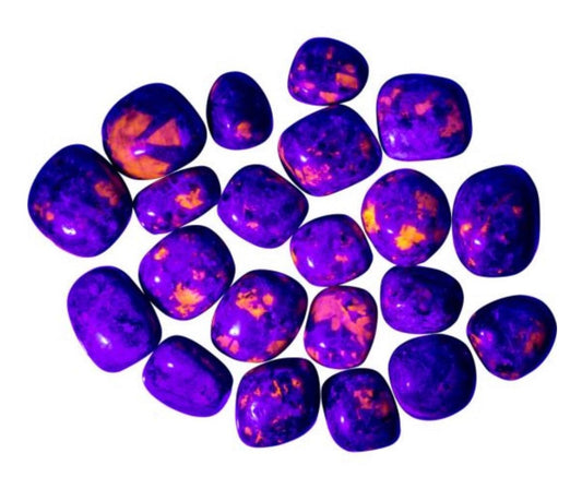 Flame Stone Throat Chakra Crystal Tumbled healing stone flame stone Crystal