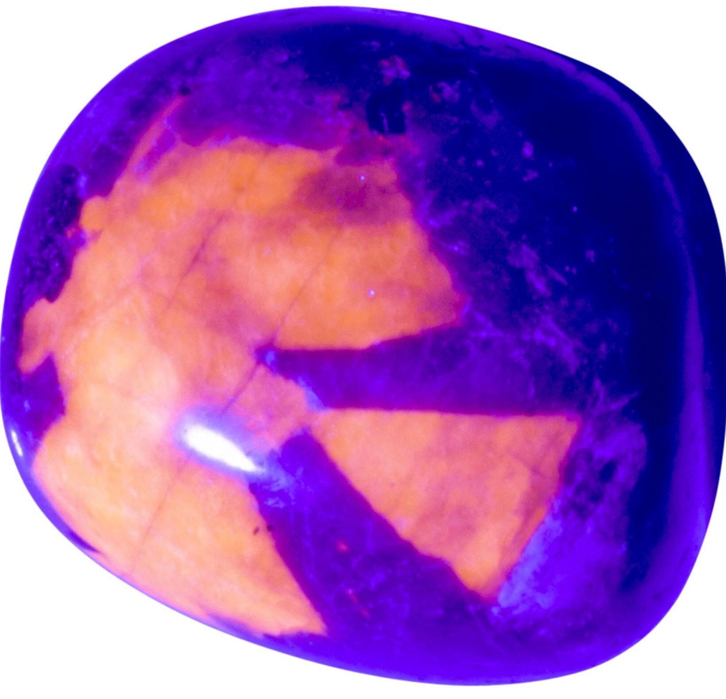 Flame Stone Throat Chakra Crystal Tumbled healing stone flame stone Crystal
