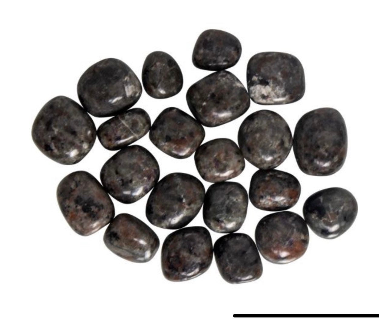 Flame Stone Throat Chakra Crystal Tumbled healing stone flame stone Crystal