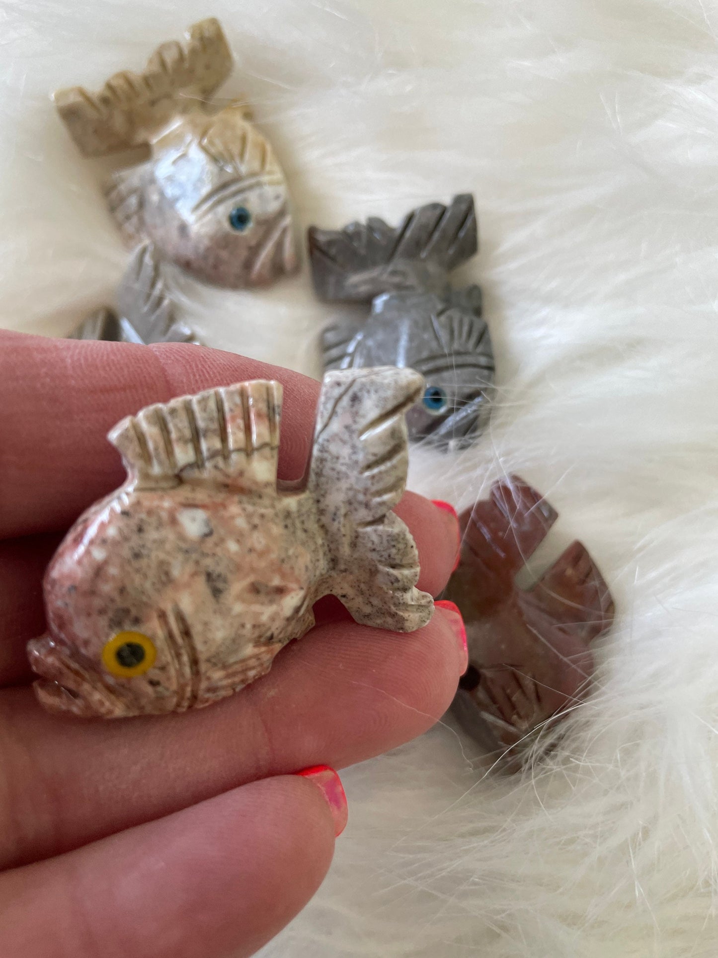 Spirit Animal Fish Dolomite crystal fish spirit animal of adaptability