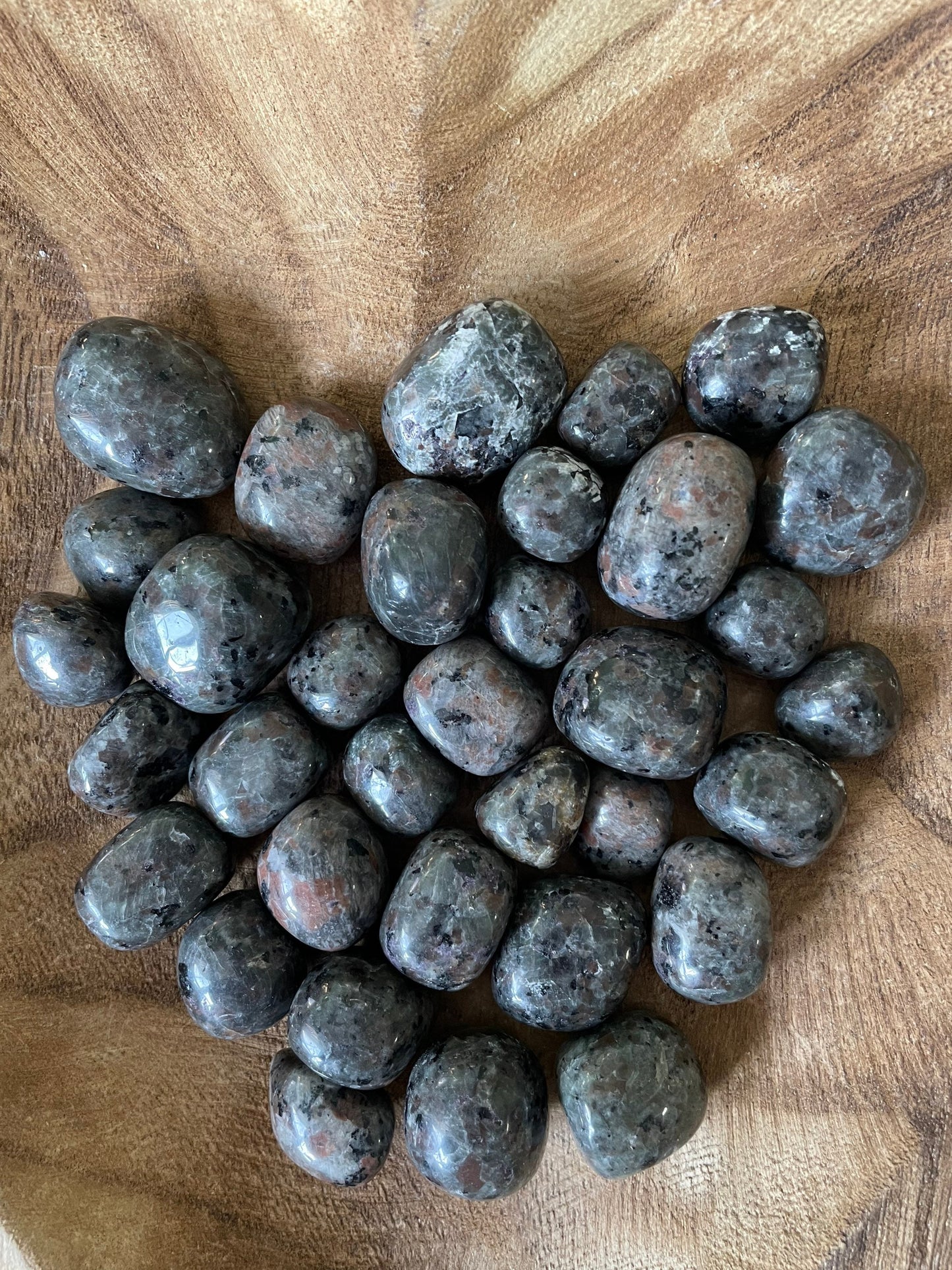 Flame Stone Throat Chakra Crystal Tumbled healing stone flame stone Crystal