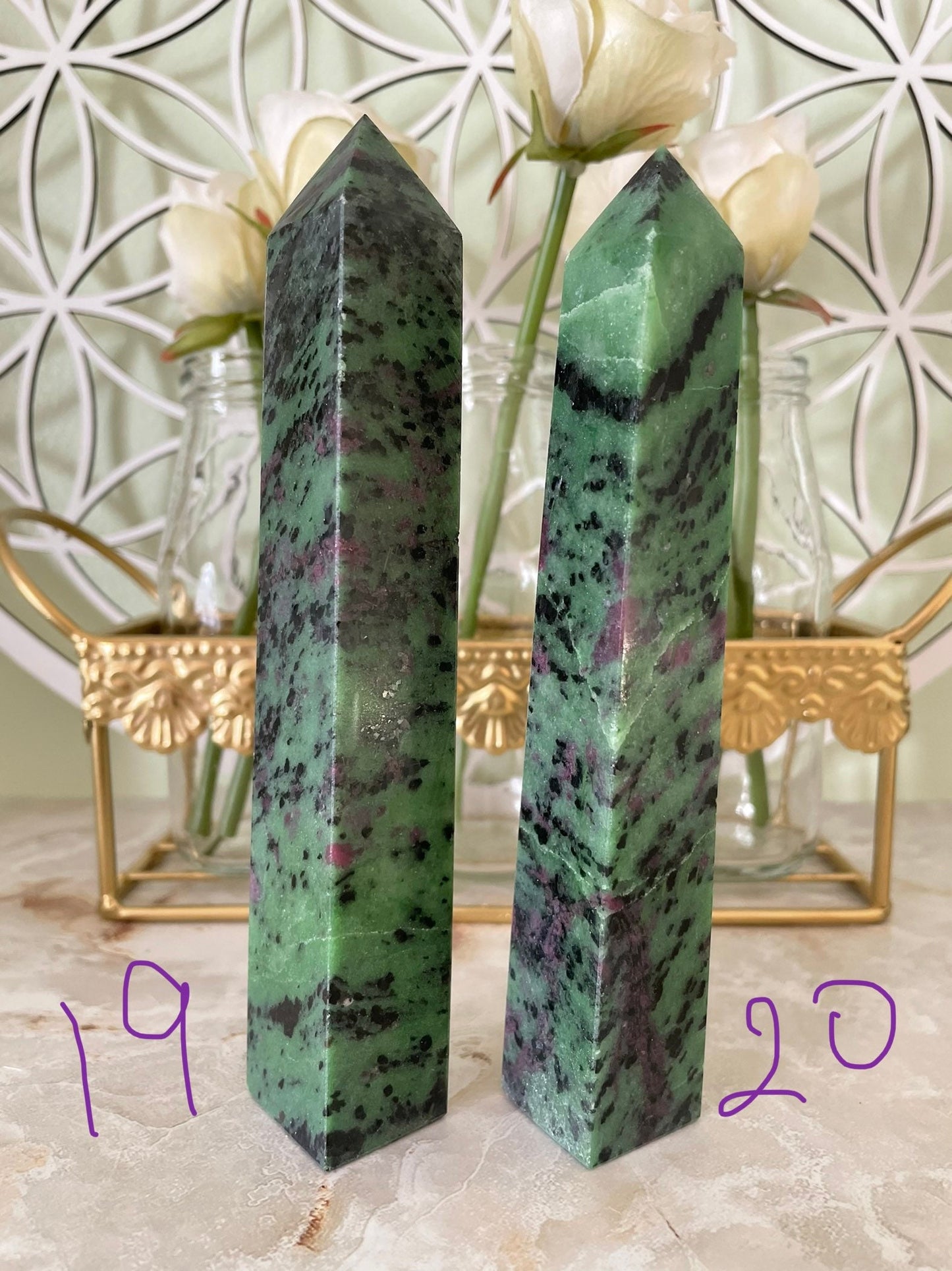 Ruby Zoisite towers