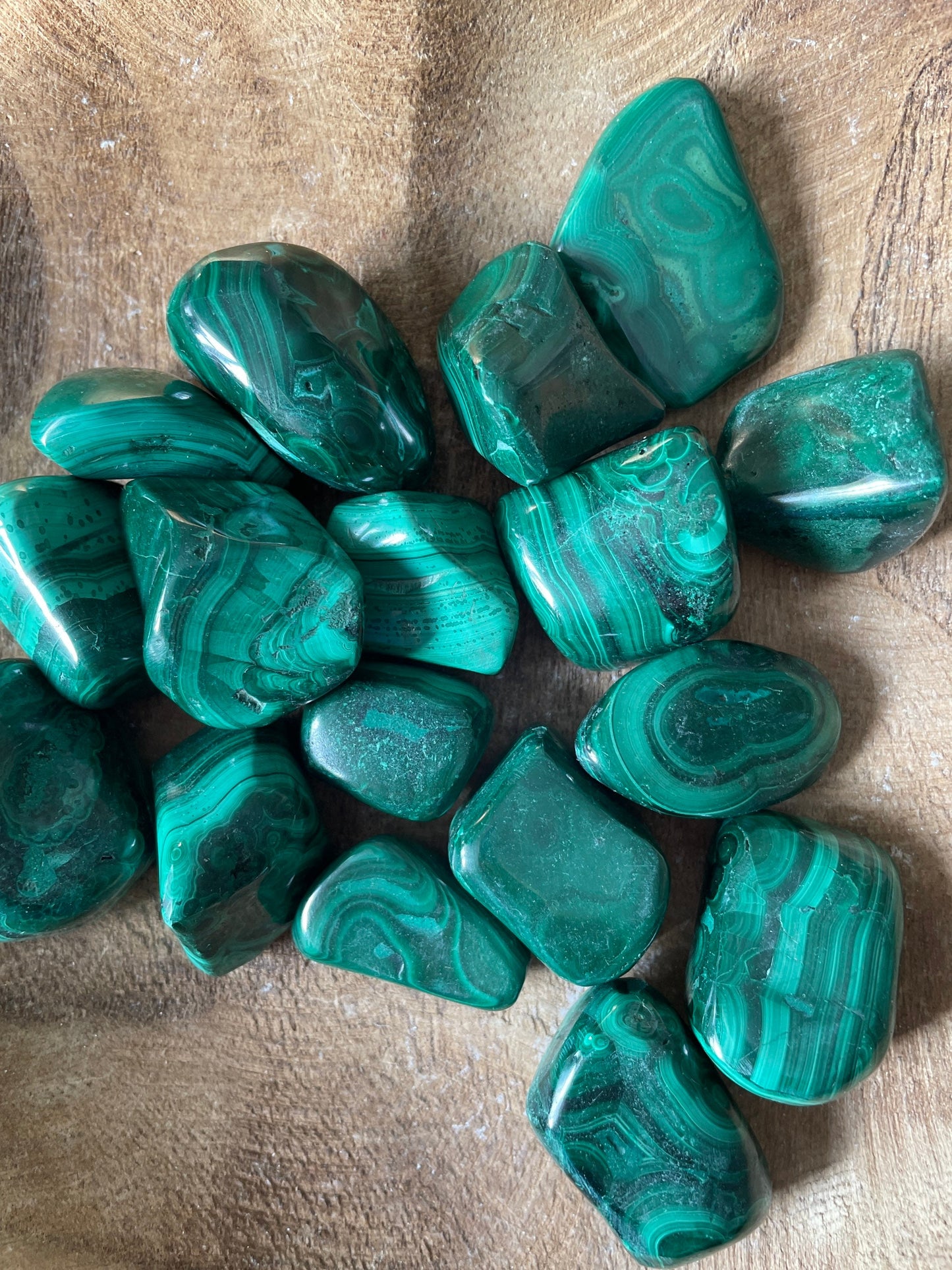 Large Tumbled Stones Malachite Beautiful crystal stone