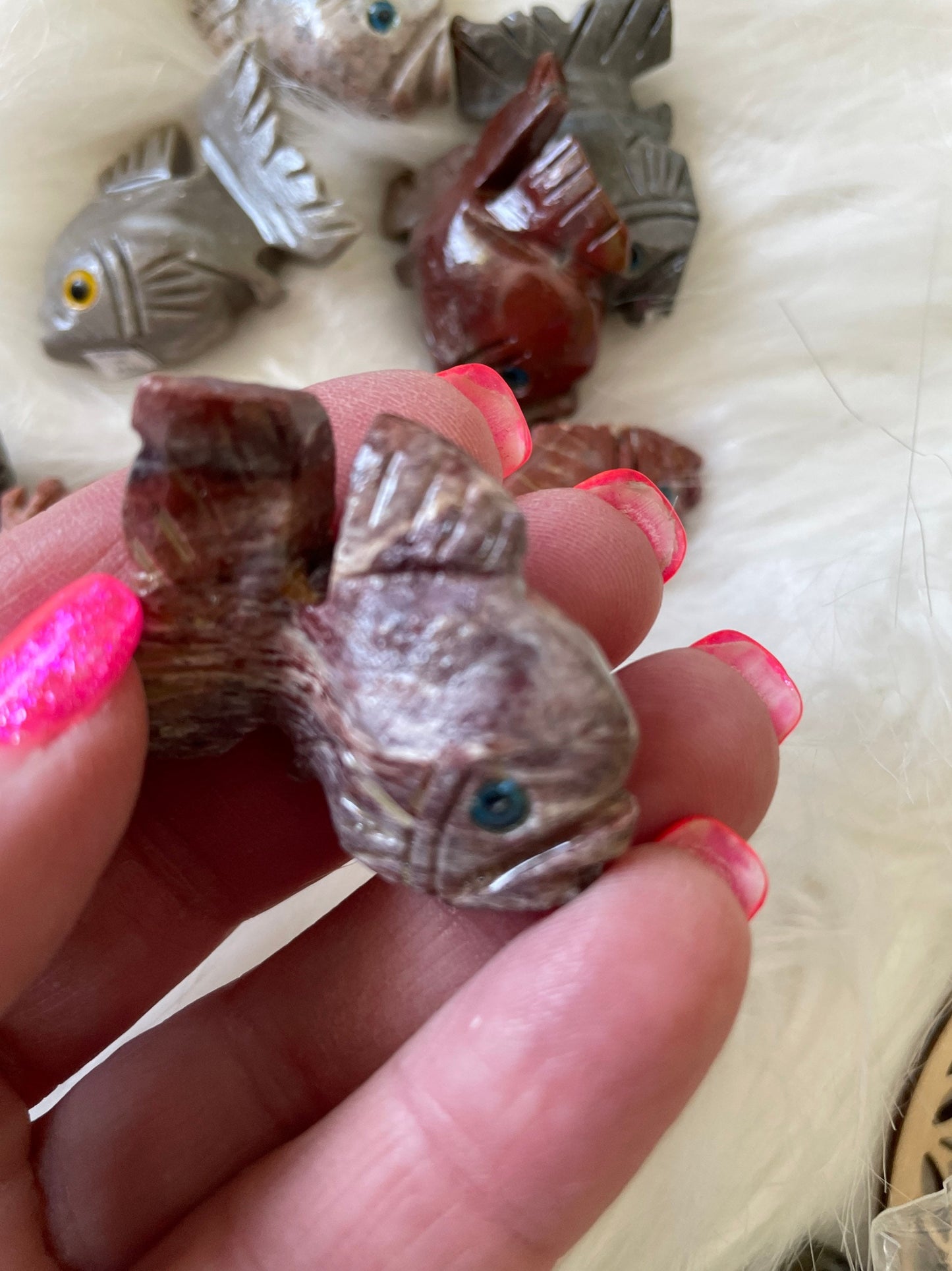 Spirit Animal Fish Dolomite crystal fish spirit animal of adaptability