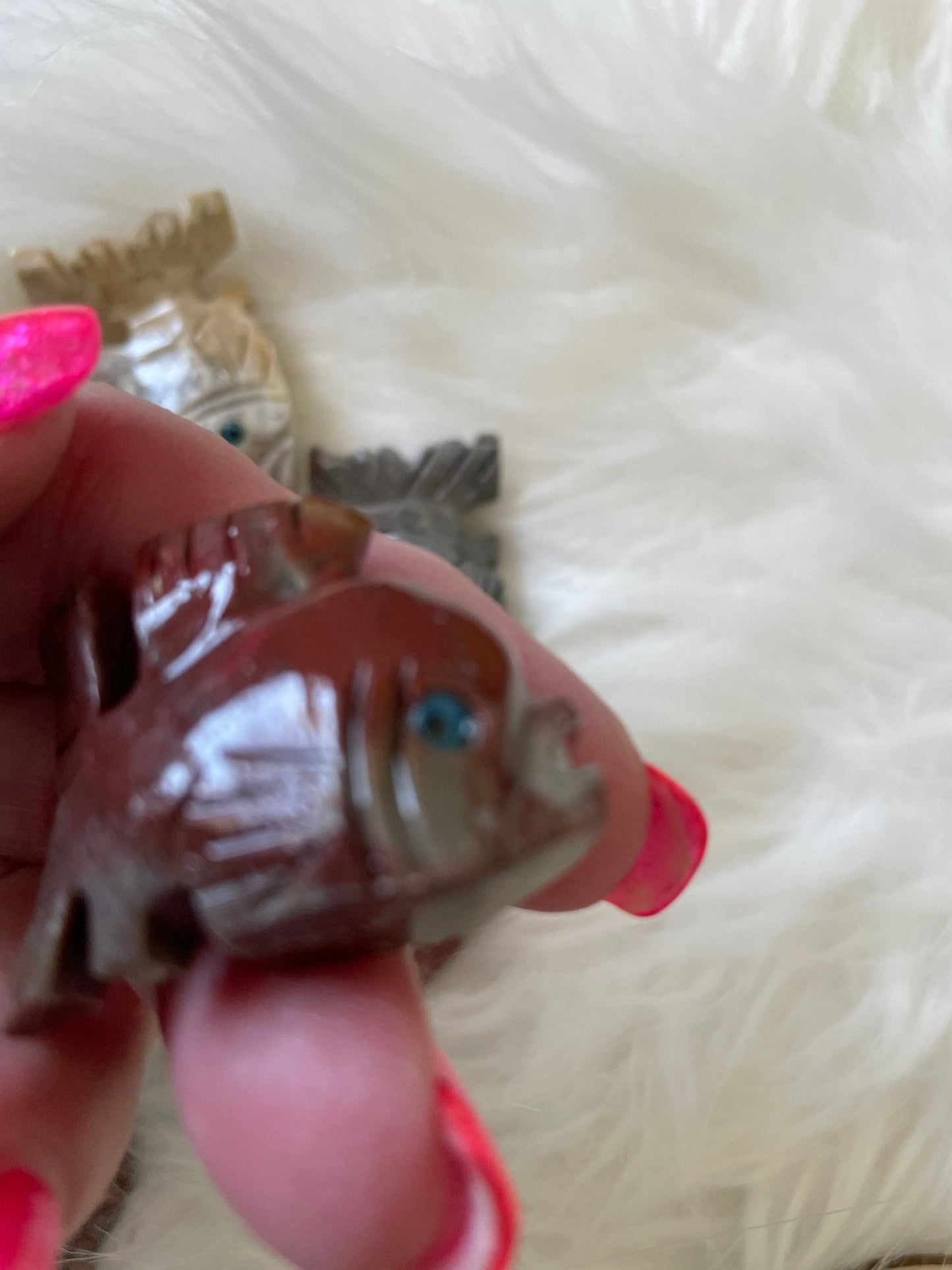 Spirit Animal Fish Dolomite crystal fish spirit animal of adaptability