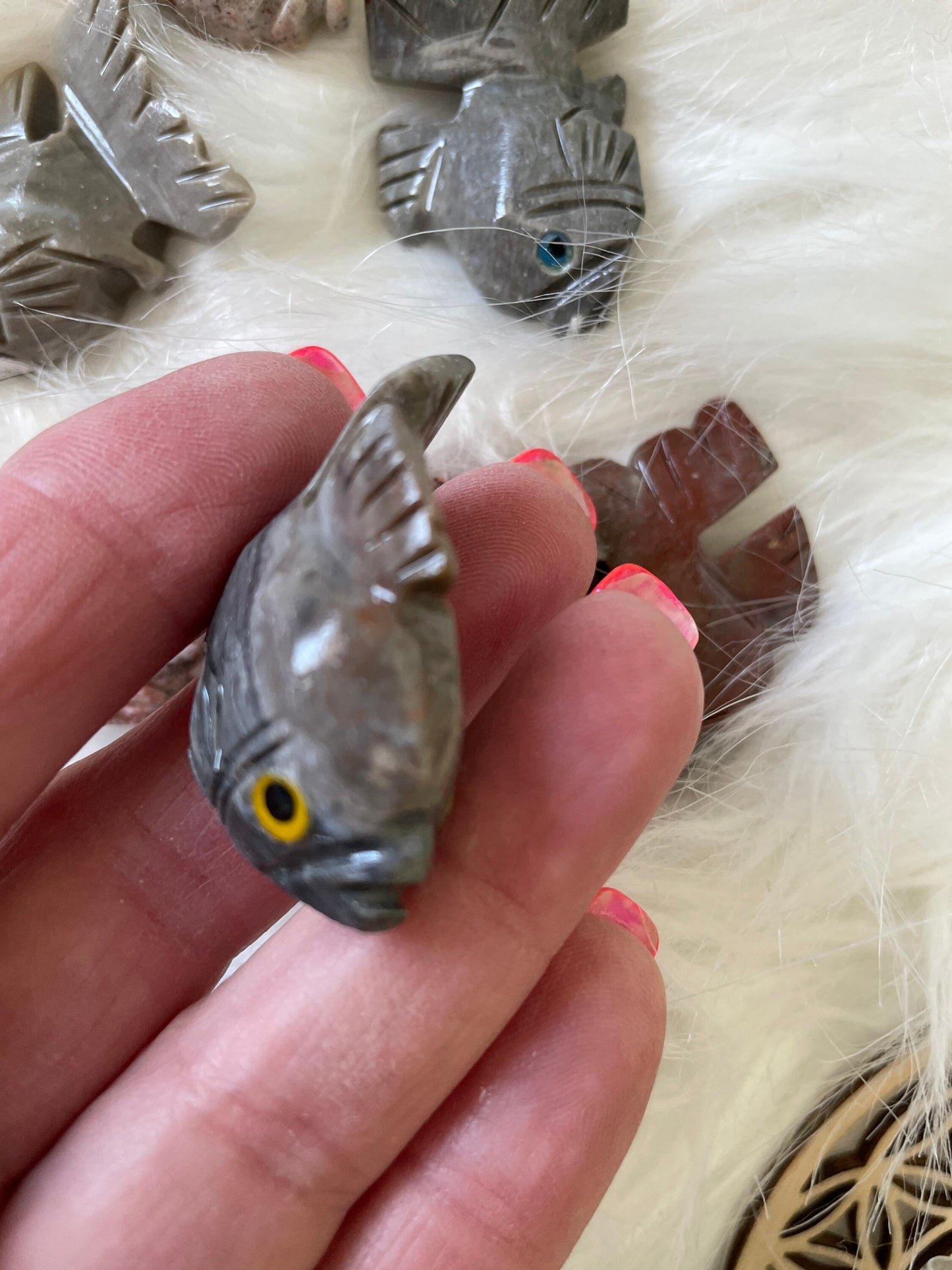 Spirit Animal Fish Dolomite crystal fish spirit animal of adaptability