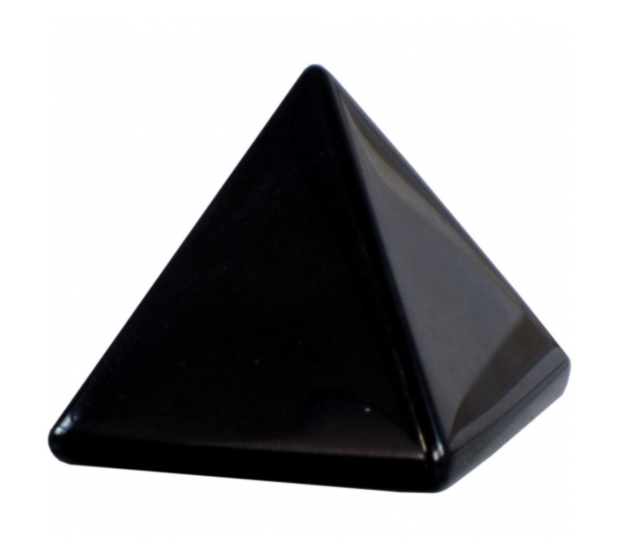 Gemstone Pyramid - Black Obsidian Height in Inches 1.3 Inches Obsidian is truth-enhancing A strongly protective stone