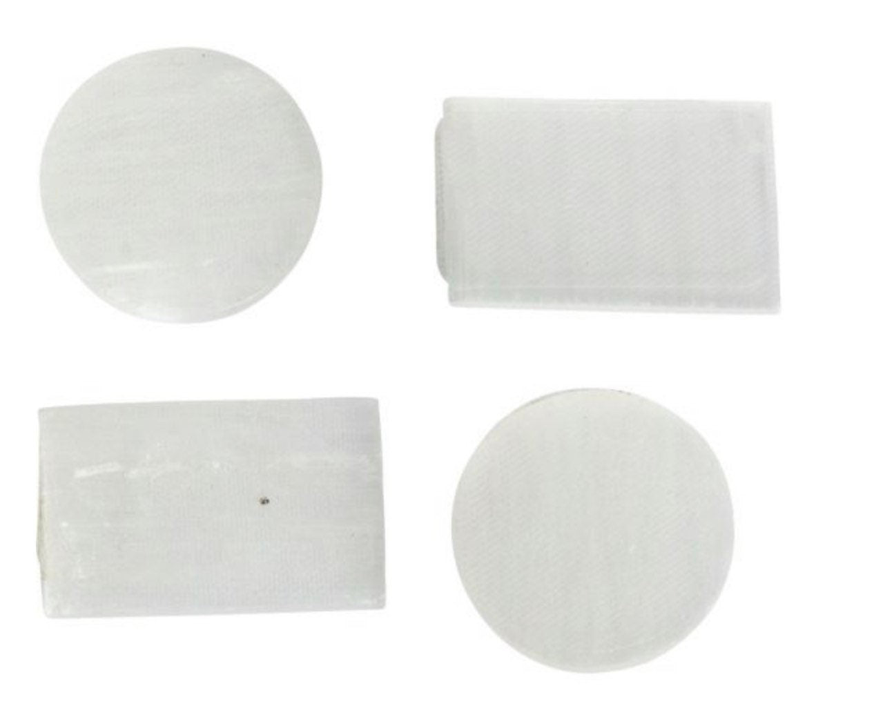EMF Cell Phone Protection Disc & Plate - Selenite Set of 4