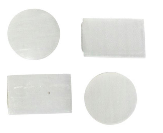 EMF Cell Phone Protection Disc & Plate - Selenite Set of 4