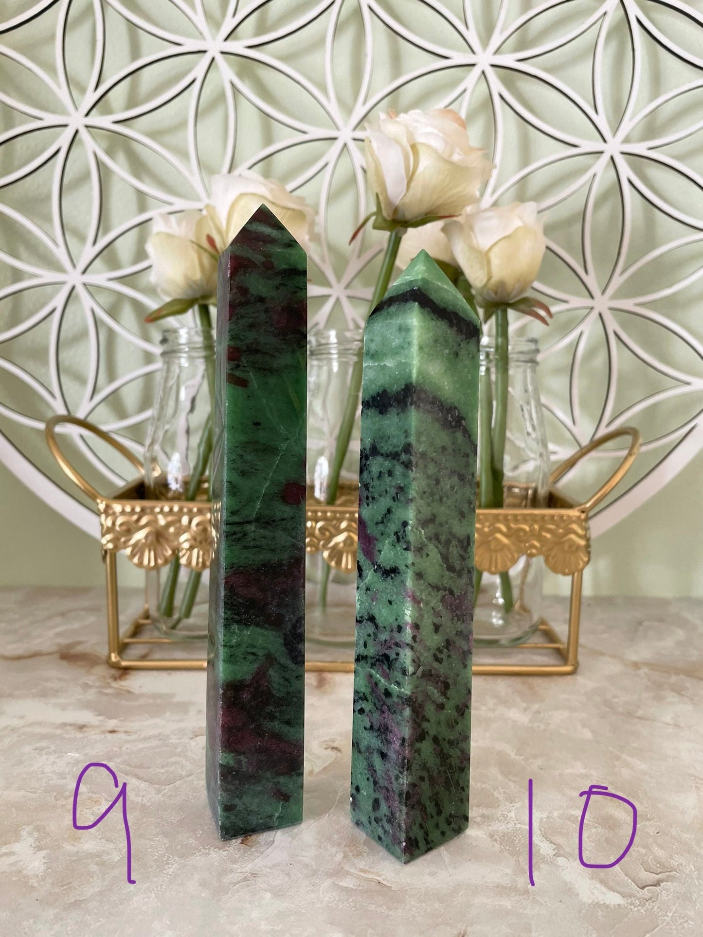 Ruby Zoisite towers