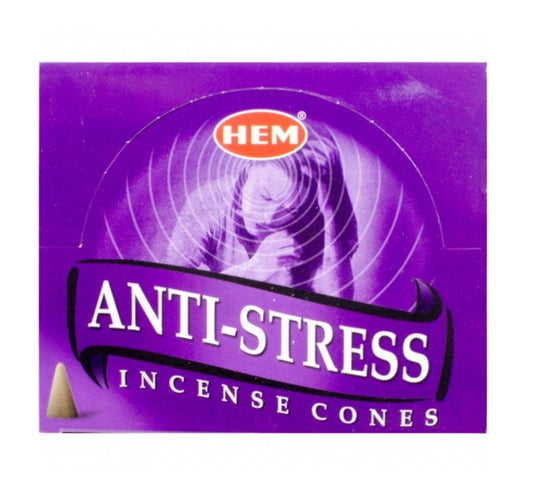 Hem Incense Cones 2 Boxes 10 Cones Anti-Stress total 20 cones
