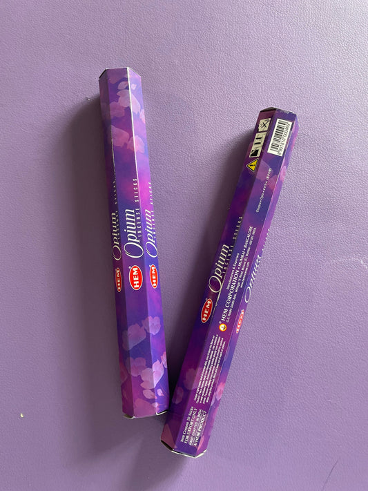 Hem Hexagonal Pack Incense 20 sticks Opium