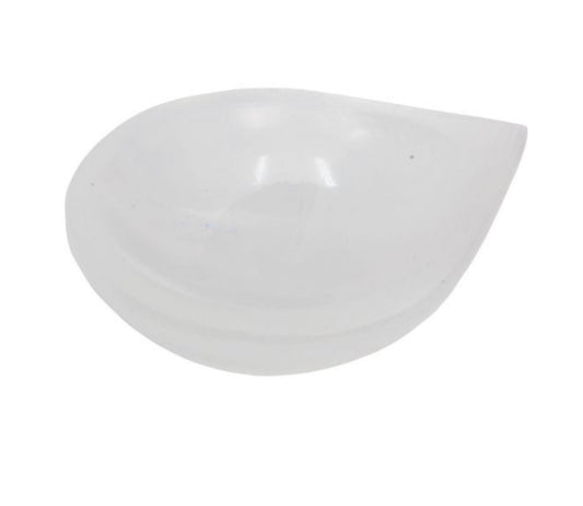 Magnificent Tear drop shaped selenite bowl