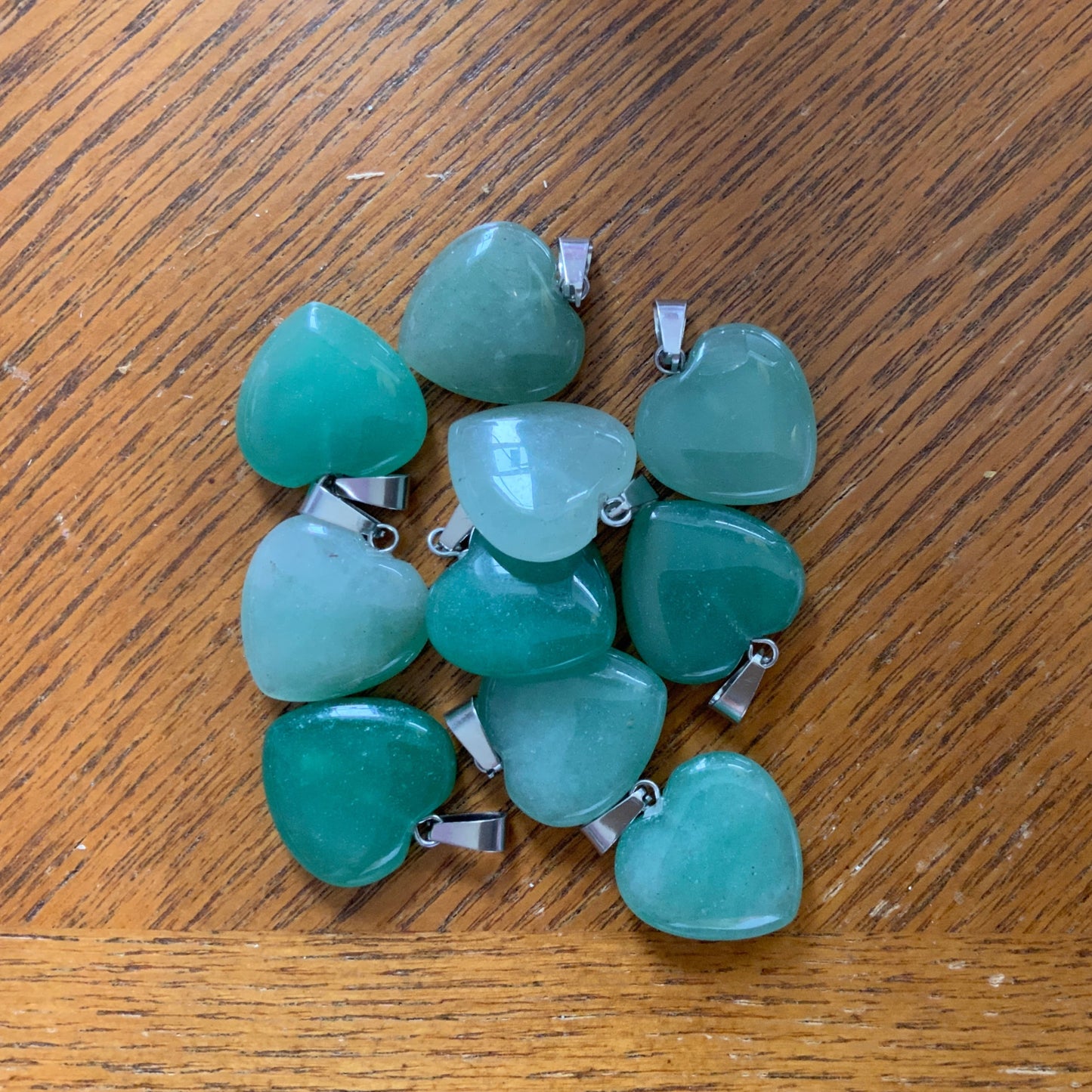 Green Aventurine Pendant Heart