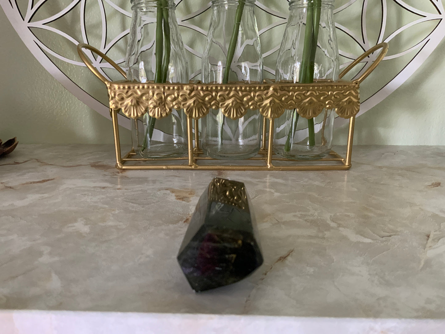 Beautiful labradorite obelisk nearly 4.2 oz