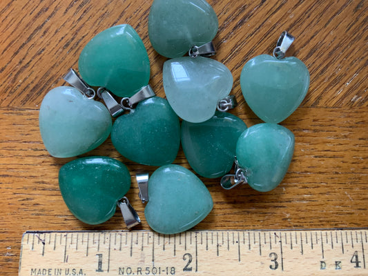 Green Aventurine Pendant Heart