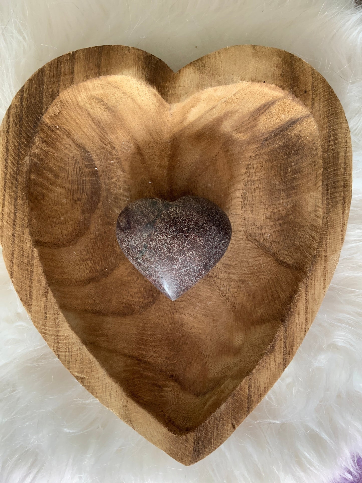 Magnificent Garnet Heart 13.7 Oz crystal BEAUTIFUL!