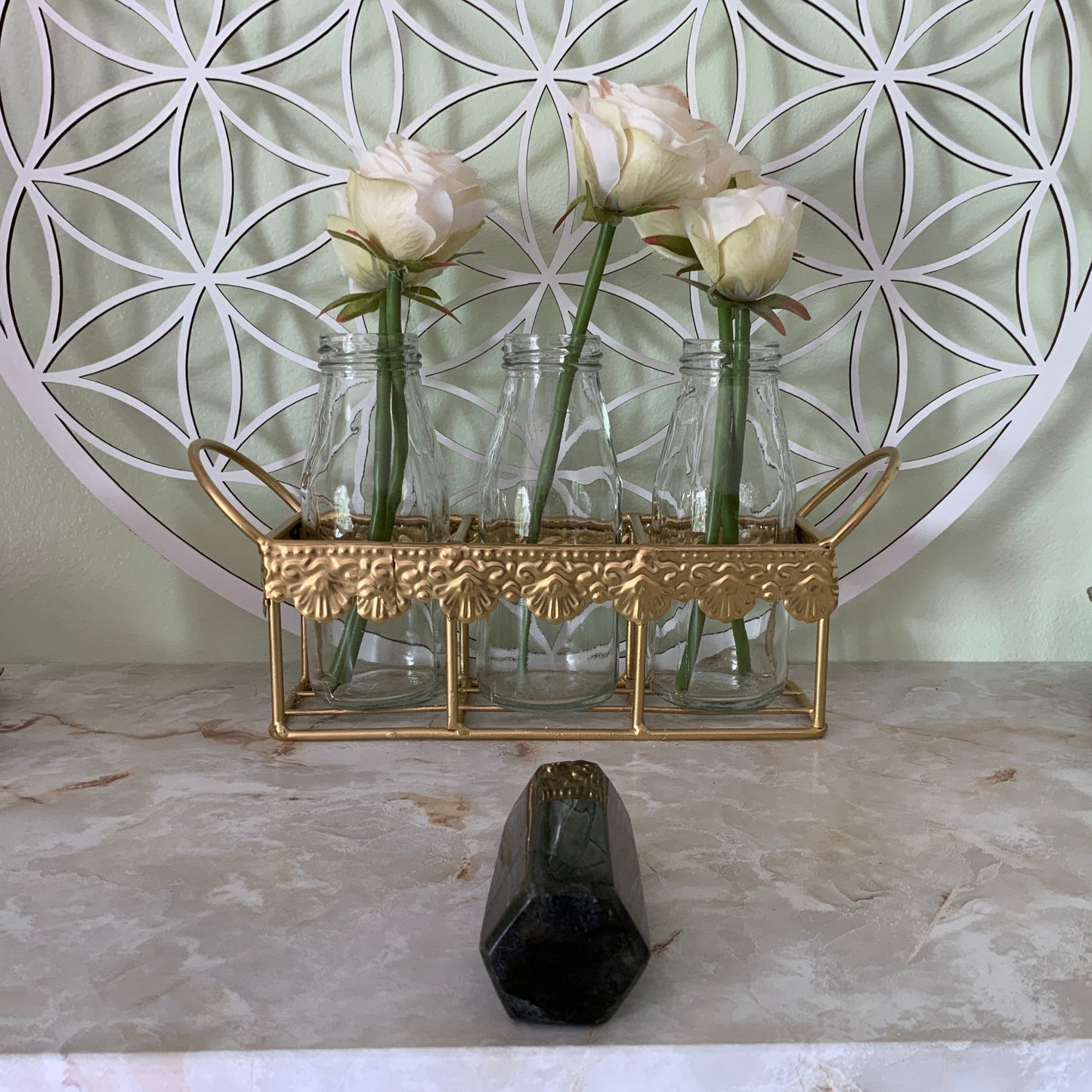 Beautiful labradorite obelisk 6.4 oz