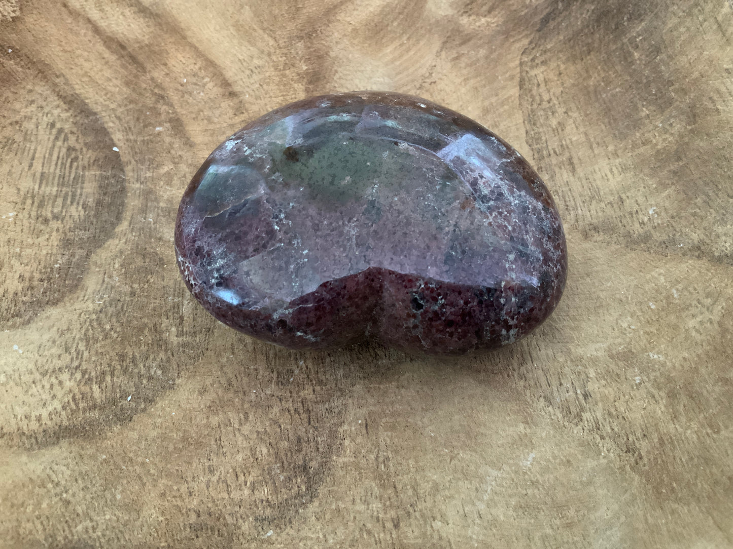 Magnificent Garnet Heart 13.4 Oz  crystal BEAUTIFUL!