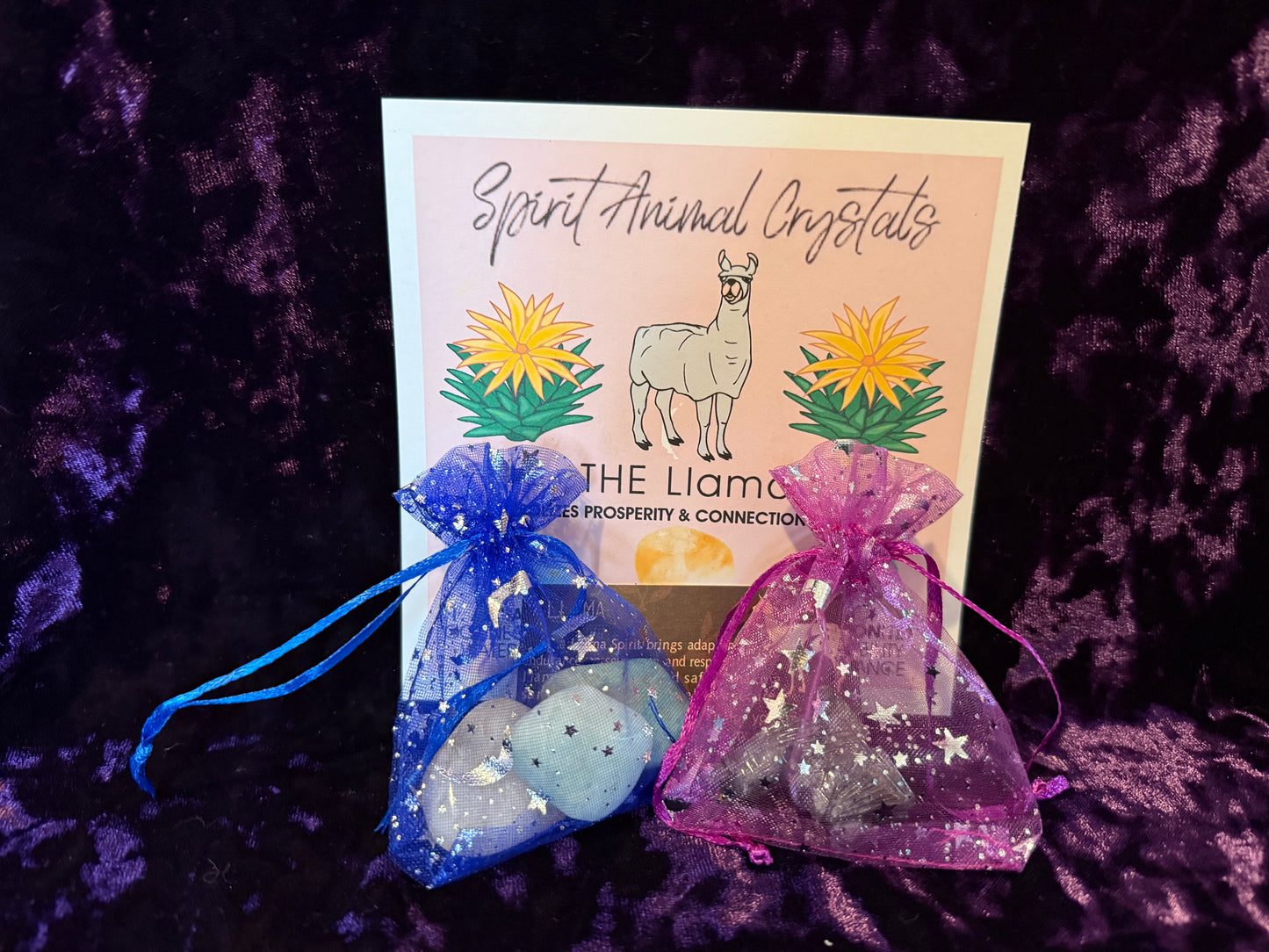 Spirit animal crystal gift set - The LLama