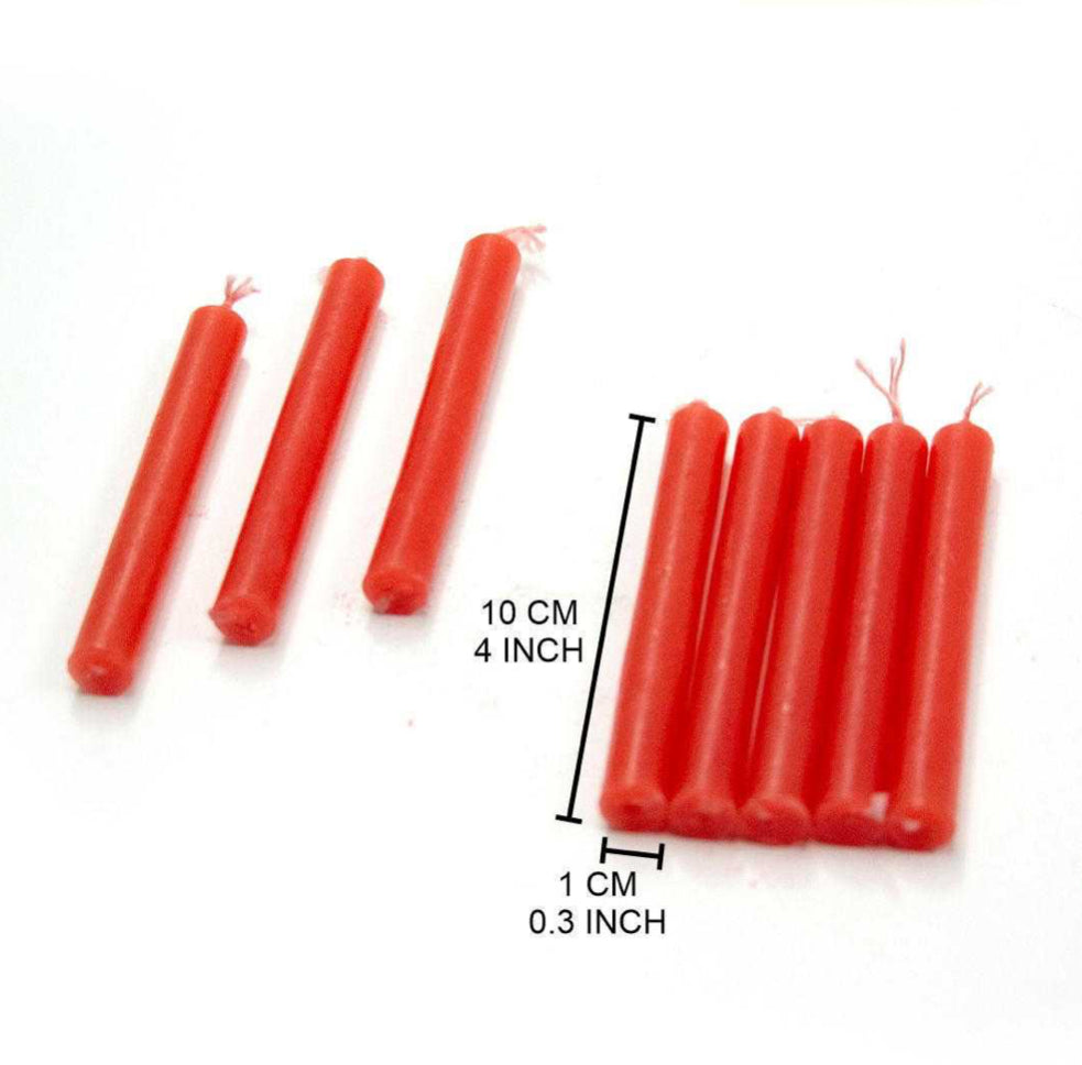CHIME Set of 20 piece RED 4” ritual candles -MINI