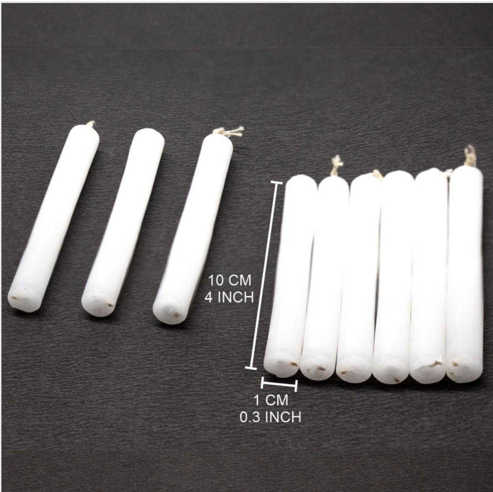 CHIME Set of 20 piece WHITE 4” ritual candles