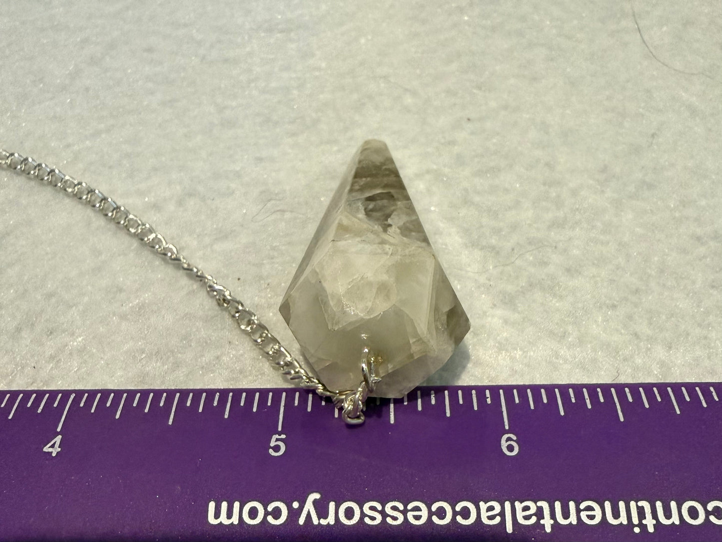 Beautiful Rainbow moonstone Pendulum for meditation, dowsing, Reiki etc