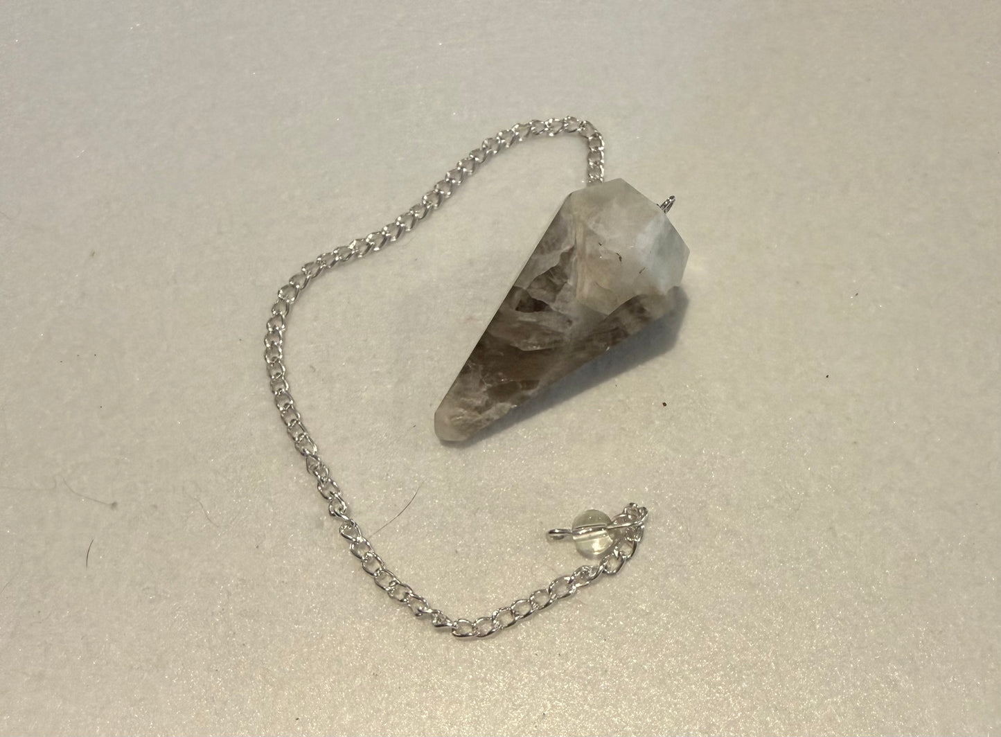 Beautiful Rainbow moonstone Pendulum for meditation, dowsing, Reiki etc