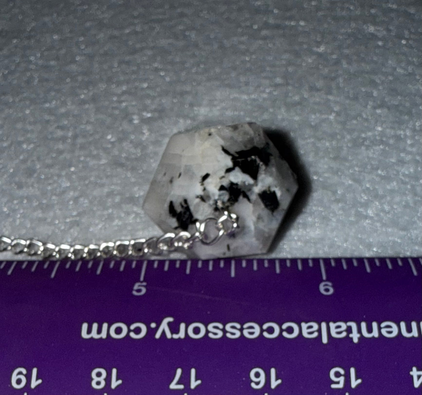 Rainbow moonstone Pendulum for meditation, dowsing, Reiki etc